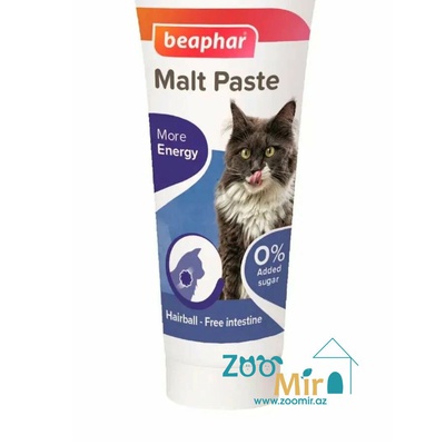 Beaphar Malt Paste, паста для выведения шерсти, для кошек, 25 гр