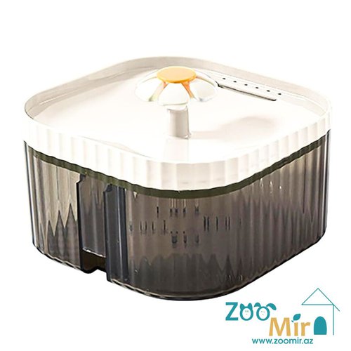 Pet MOO, поилка фонтан квадратной формы для собак и кошек, 20х20х12 см, 2 л