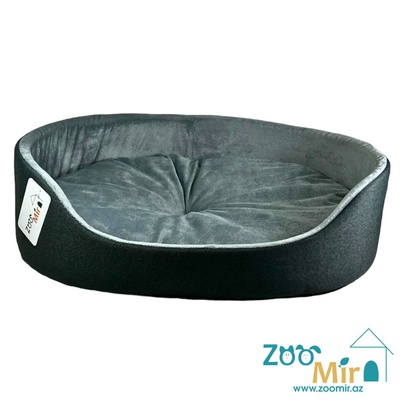 ZooMir, модель лежаки "Матрешка" для мелких пород щенков и котят, 43х30х10 см (размер S)(цвет: серый с серым)