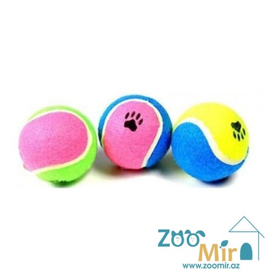 Kİ, теннисные мячики для собак, 6 см (выпускается в разных цветах) (цена за 1 игрушку)