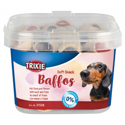 Trixie Soft Snack Baffos, лакомство с говядиной и рубцом, 140 гр (цена за 1 коробку)