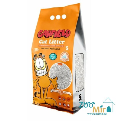 Garfield Cat Litter, натуральный комкующийся наполнитель с ароматом мыла, для кошек, 5 л