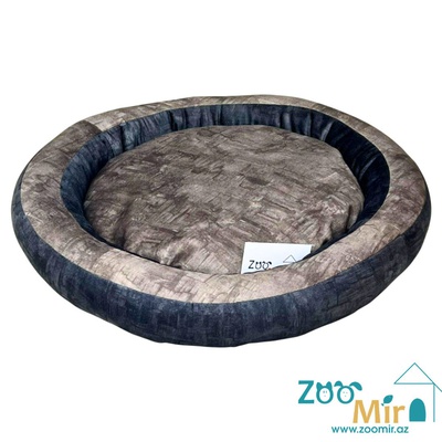 Zoomir, лежак для мелких пород собак и кошек, 52x52x8 см (размер S) (цвет: серый 1)