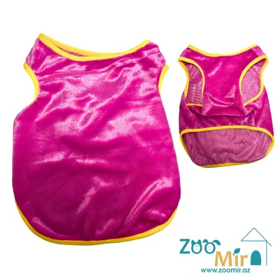 Tu, модель "Mayka", всесезонная одежда для малых пород собак, 5.1 - 6 кг (размер L) (цвет: розовый)