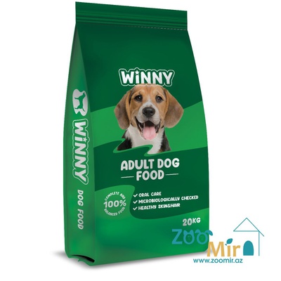Winny Adult, полнорационный сухой корм для взрослых собак всех пород, 20 кг (цена за 1 мешок)