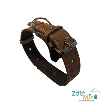 Zoomir, ошейник для средних пород собак, 62 см. (цвет: коричневый)