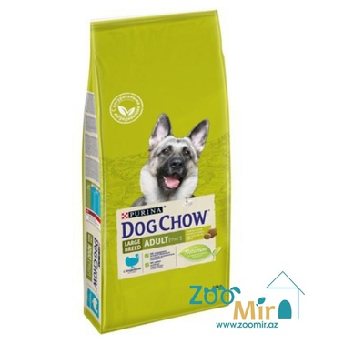 Dog Chow, сухой корм для взрослых собак крупных пород с индейкой, 14 кг (цена за 1 мешок)