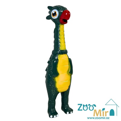 Nunbell, игрушка с пищалкой жевательная в форме дракона из латекса для собак, 32 см (цена за 1 игрушку)