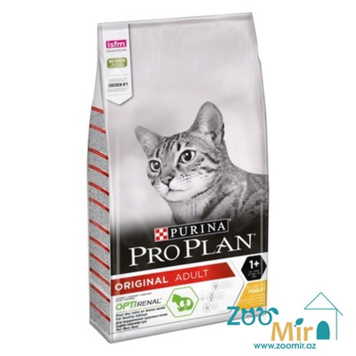 Purina Pro Plan, сухой корм для взрослых кошек с курицей, 10 кг (цена за 1 мешок)
