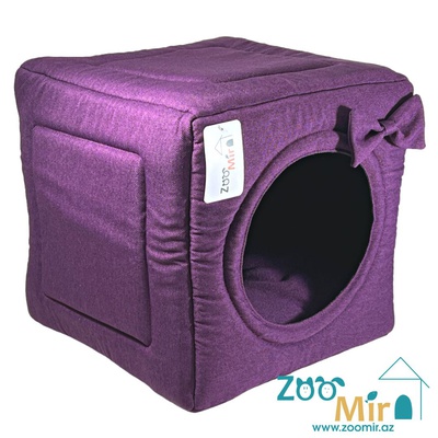 Zoomir, модель "Трансформер" для мелких пород собак и кошек, 36х36х36 см (цвет: фиолетовый)