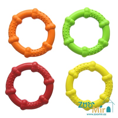 Trixie, игрушка плавающее кольцо для собак, 15 см (выпускается в разных цветах)(цена за 1 кольцо)