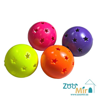 Mio, игрушка-погремушка, в форме мячика, для котят и кошек (выпускается в разных цветах)(цена за 1 игрушку)