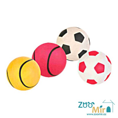 Trixie, классический мячик для собак, 7 см (выпускается в разных цветах)(цена за 1 мячик)