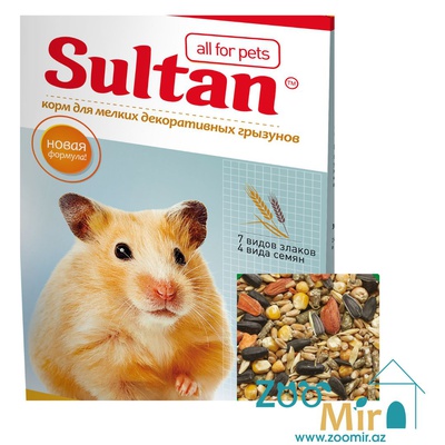 Sultan, сбалансированная смесь для ежедневного кормления грызунов, для хомяков, морских свинок и кроликов, на развес (цена за 1 кг)