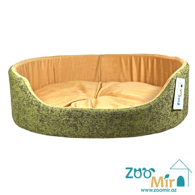 ZooMir "Golden Khaki", модель лежаки "Матрешка" для мелких пород собак и кошек, 47х36х12 см (размер M)