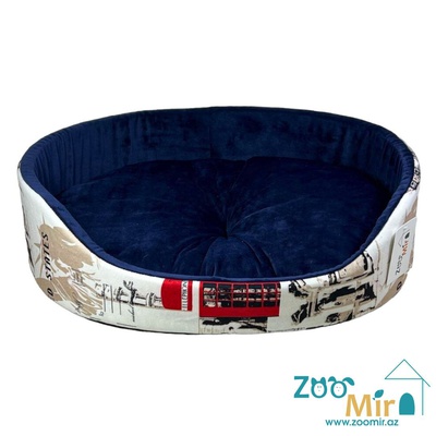 Zoomir, модель лежаки "Матрешка" для мелких пород собак и кошек, 55х42х14 см (размер L)(цвет: Лондон)
