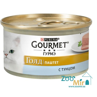 Gourmet, консервы для кошек, паштет с тунцом, 85 гр