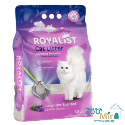 Royalist, натуральный комкающийся наполнитель с ароматом лаванды, для кошек, 10 л