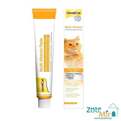 GimCat Multi-Vitamin Paste, мультивитаминная паста для кошек, 50 гр.