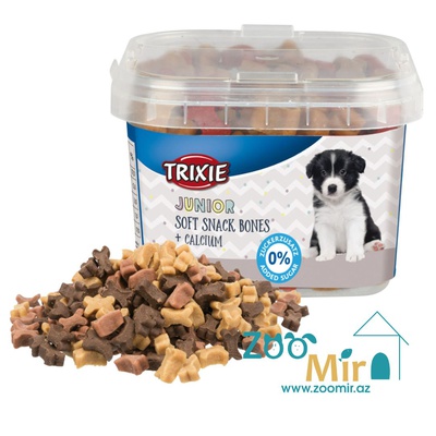 Trixie Junior Soft Snack Bones + Calcium, лакомство для щенков с кальцием, 140 гр (цена за 1 коробку)