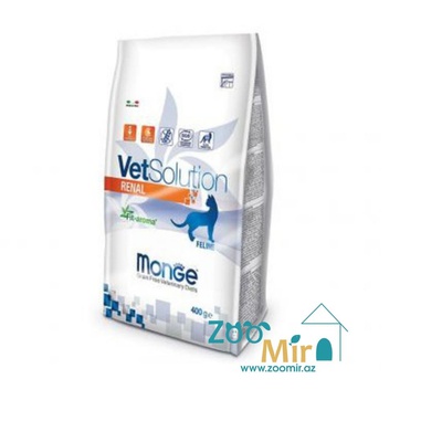 Monge VetSolution Renal, сухой диетический корм для кошек при почечной недостаточности , 400 гр (цена за 1 пакет)