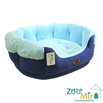 Zoomir “Blue with Blue Fur” модель "Диван", для мелких и средних пород собак, 75х65х26 см (размер L)