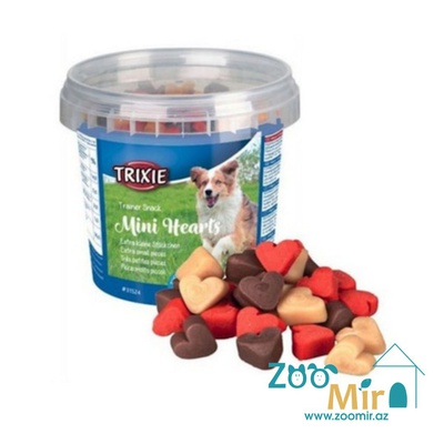 Trixie Mini Hearts, лакомства в виде  сердечек для собак с курицей, ягненком и лососем, 200 гр (цена за 1 банку)