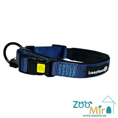 Beeztees Dog, ошейник для собак средних пород, 35-40 см х 20 мм (цвет: синий)