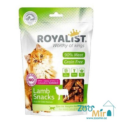 Royalist Cat Lamb Snacks, кубики для кошек со вкусом ягненка, 80 гр