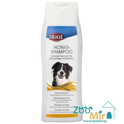 Trixie, антибактериальный шампунь с медом для всех пород собак, 250 мл.