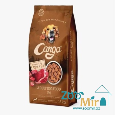 Cango, сухой корм для взрослых собак с говядиной, 15 кг (цена за 1 мешок)