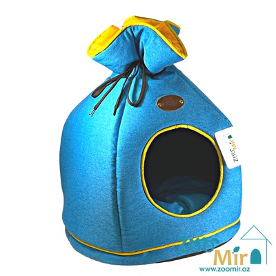 ZooMir "Blue", модель "Мешочек", для котят и кошек, 50х40х40 см