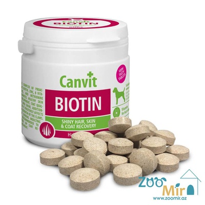 Canvit Biotin, для красоты и здоровье шерсти, для собак, (цена за 1 таблетку)