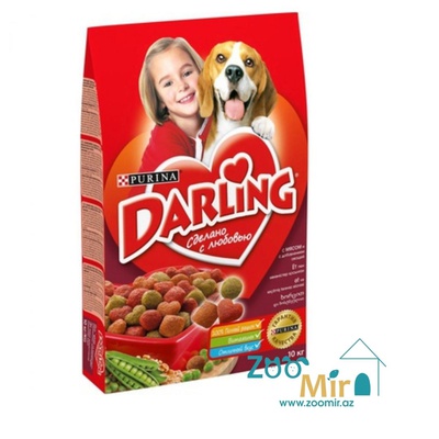 Purina Darling, сухой корм для собак с мясом и овощами, 10 кг (цена за 1 мешок)