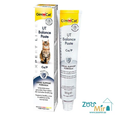 GimCat Expert Line UT Balance, паста для защиты мочевыводящих путей кошек, 50 гр.