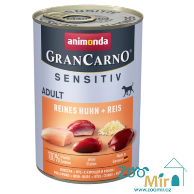 Gran Carno Adult, влажный корм для собак с говядиной и рисом, 800 гр
