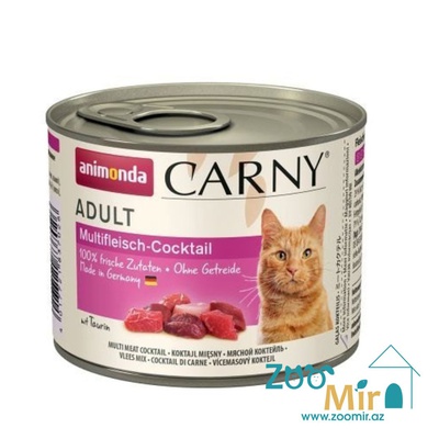 Animonda Carny Adult, консервы для взрослых кошек мясной коктейль, 200 гр
