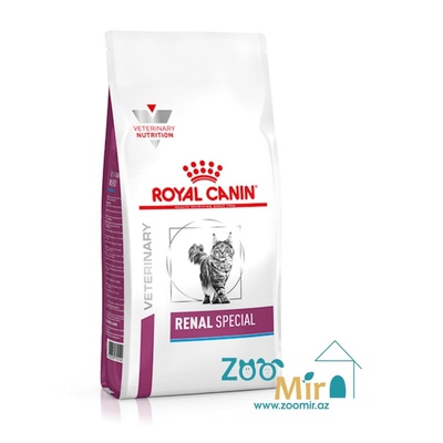 Royal Canin Renal Special, сухой диетический корм для поддержания функции почек при острой или хронической почечной недостаточности у взрослых кошек,  4 кг (цена за 1 мешок)