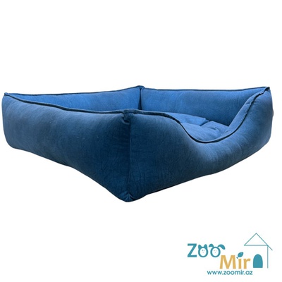 Zoomir, "Dark  Blue" лежак для средних пород собак, 80x80x22 см