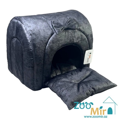 Zoomir, модель "Туннель с боковой дверью" , для мелких пород собак и кошек, 40х30х34 см (цвет: графит)