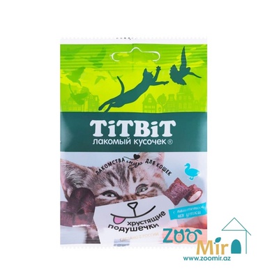Titbit, хрустящие подушечки для кошек с паштетом из утки, 30 гр. (артикул:013908)