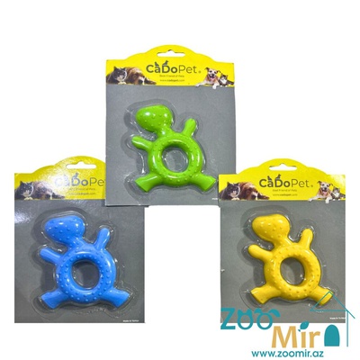 CaDoPet, игрушка жевательная в форме черепахи из латекса для собак, 10 см (выпускается в разных цветах) (цена за 1 игрушку)