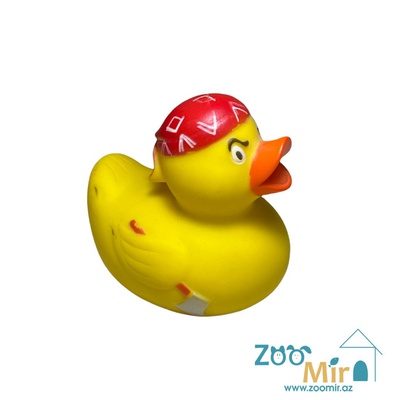 ZooMax, игрушка с пищалкой жевательная в форме утки из латекса для собак, 8 см (цена за 1 игрушку)