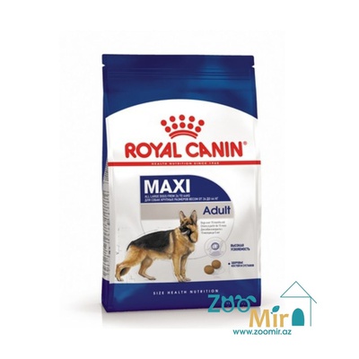 Royal Canin Maxi Adult, сухой корм для взрослых собак  крупных пород, 15 кг (цена за 1 мешок)