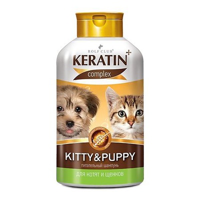 Rolf Club Keratin Kitty&Puppy - Шампунь питательный для котят и щенков, 400 мл