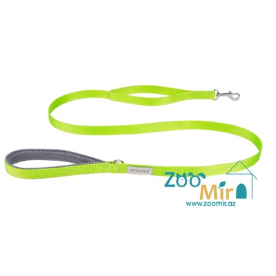 Amiplay Adjustable Leash Easy Fix, регулируемый поводок для собак средних пород, 160-300 х 2 см (размер: М), (цвет: зеленый)