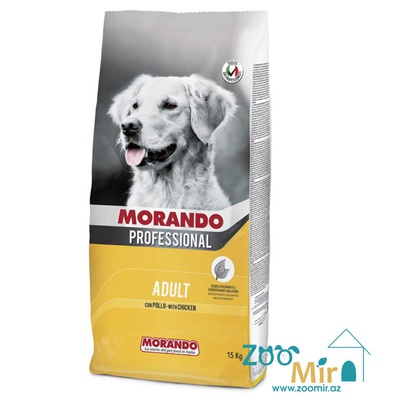 Morando, сухой корм для взрослых собак с курицей, 15 кг (цена за 1 мешок)