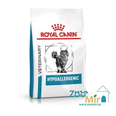 Royal Canin Hypoallergenic, сухой диетический корм для взрослых кошек, применяемый при пищевой аллергии или пищевой непереносимости, 400 гр (цена за 1 пакет)