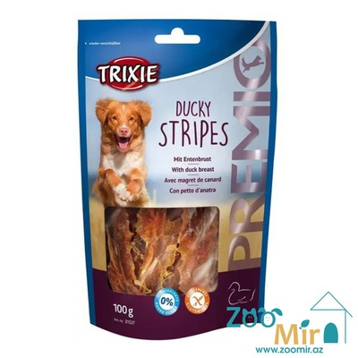 Trixie Premio Duck Stripes, лакомство для собак с филе утки, 100 гр.