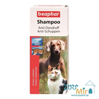 Beaphar Anti Dandruff, шампунь против перхоти для собак и кошек, 200 мл